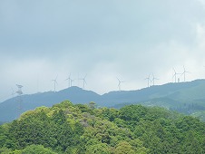 風力発電施設　青山高原